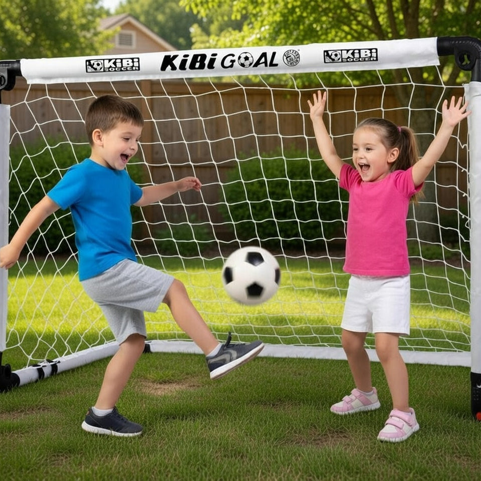 QuickSet Soccer Playset for Kids (Net, Ball, Pump, Cones, Bag inc)