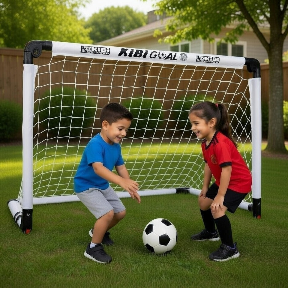 QuickSet Soccer Playset for Kids (Net, Ball, Pump, Cones, Bag inc)