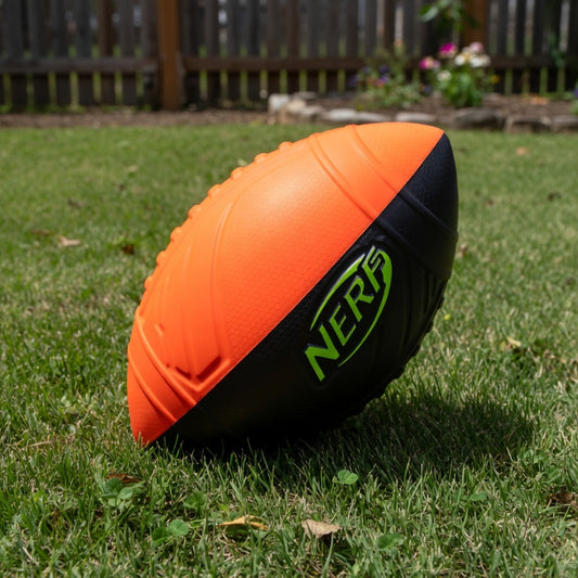 NERF Pro Grip Junior Football - Soft Foam for Indoor & Outdoor