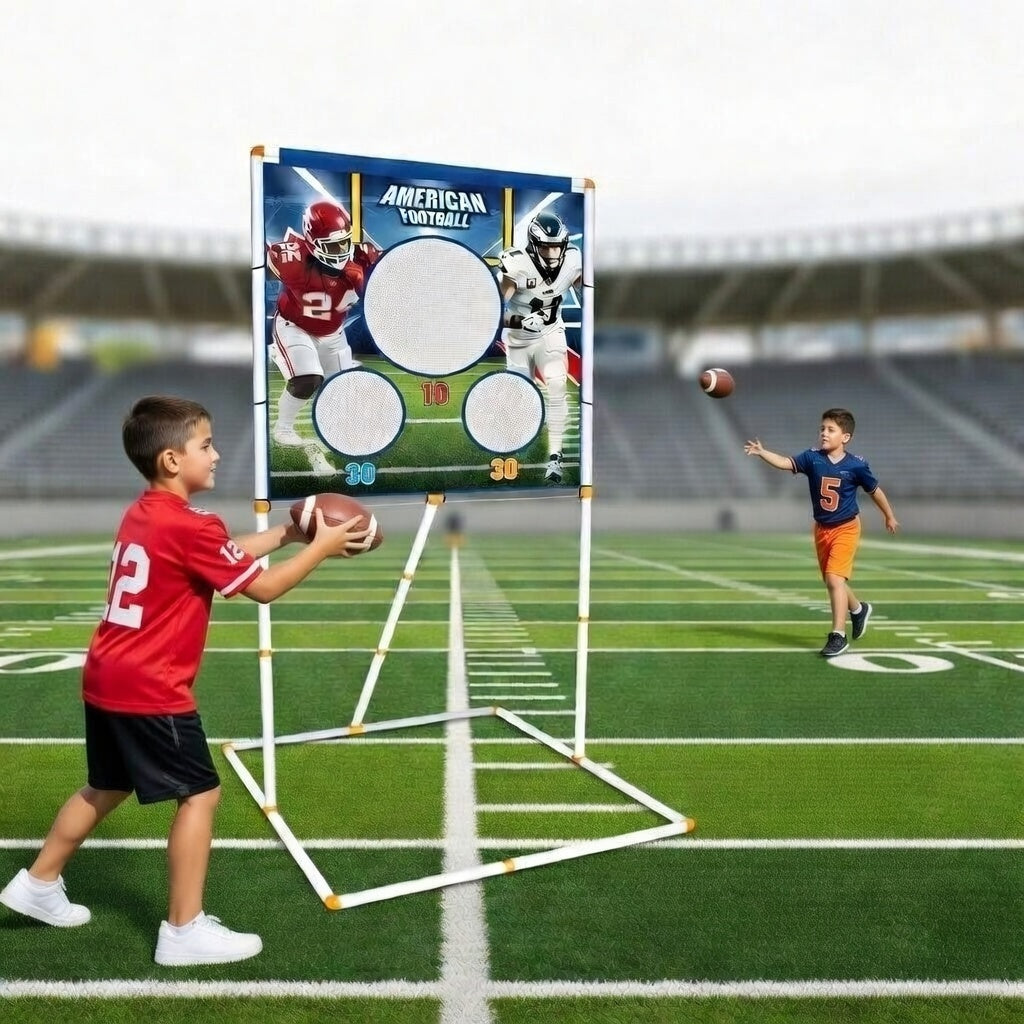 Football Toss Game Set for Accuracy and Skill Development