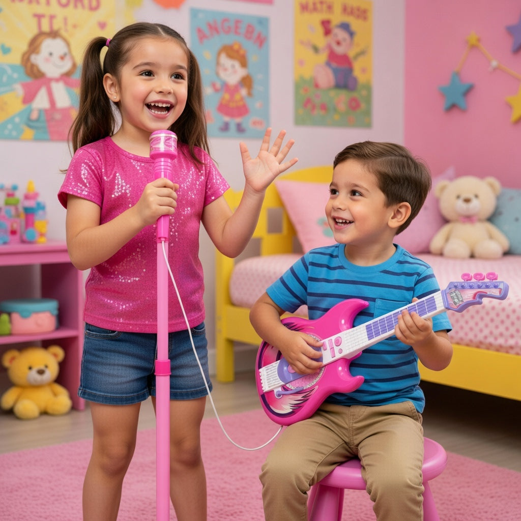 Kids' Guitar and Microphone Playset