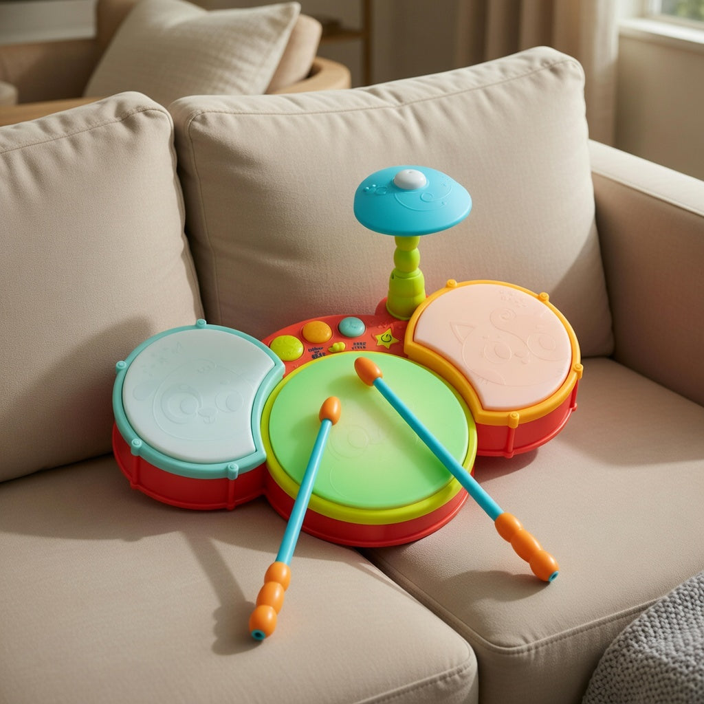 Tiny Tunes Drum Kit – Playful Music & Lights