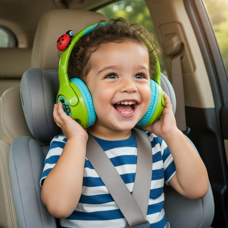 Cocomelon Bluetooth Toddler Headphones with Preloaded Songs