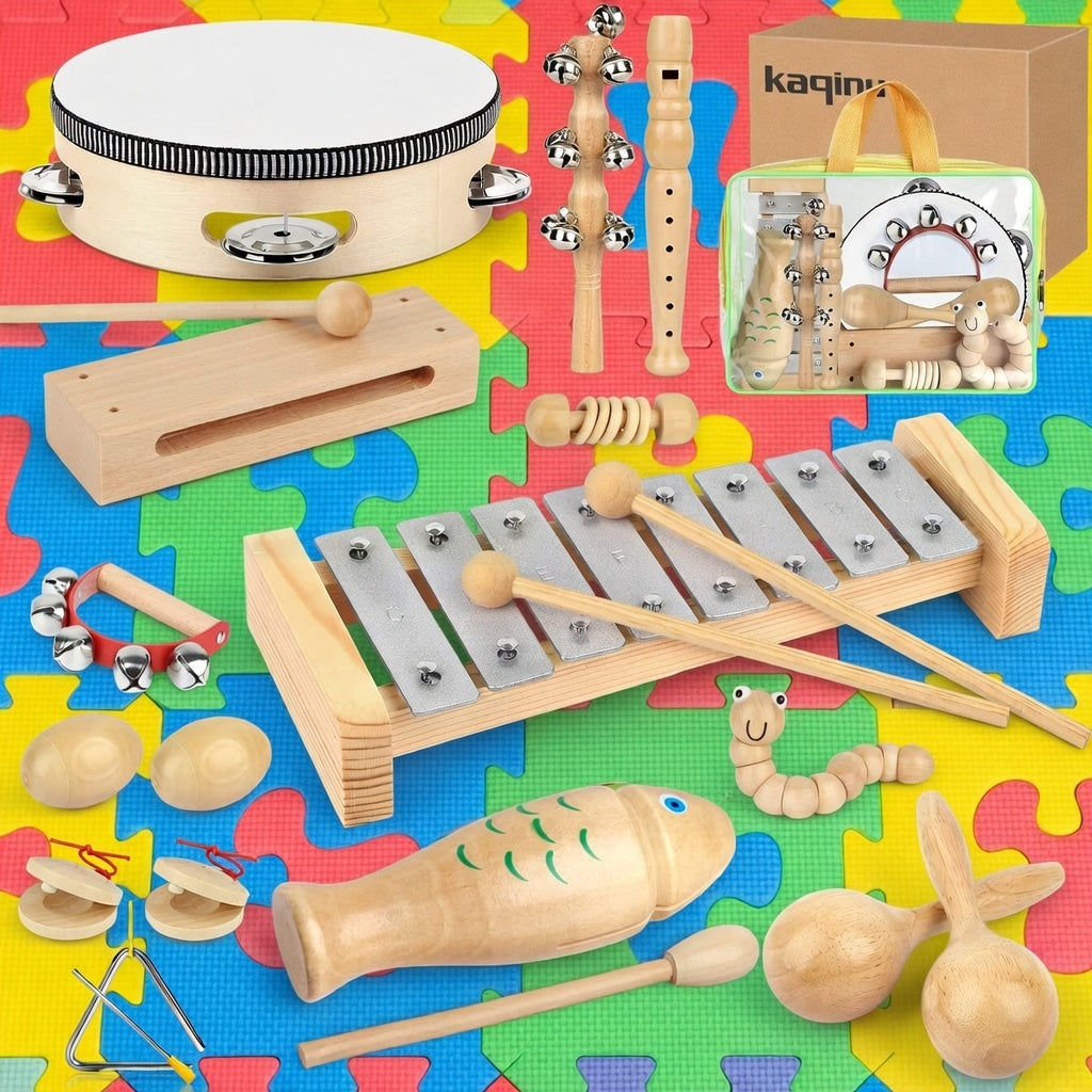 Woodland Harmony Montessori Inspired Toddler 23-Piece Musical Set
