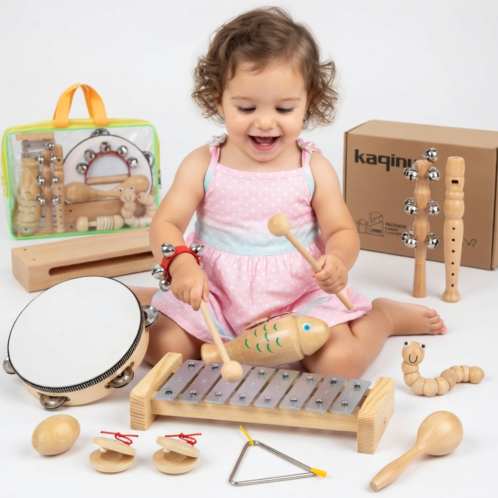 Woodland Harmony Montessori Inspired Toddler 23-Piece Musical Set