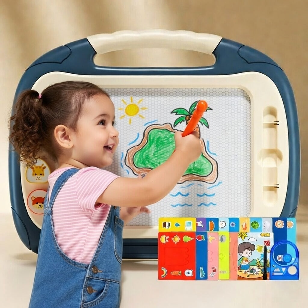 Magnetic Drawing Board for Kids - Large Art Table