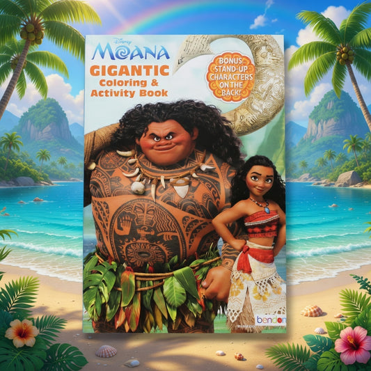 Moana - Gigantic Coloring & Activity Book - 200 Pages