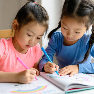 TinyTales 26-Pack Kids' Coloring Sets - Unicorns Dinosaurs & More