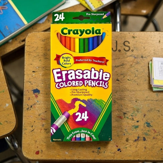 Crayola Erasable Colored Pencils (24ct)