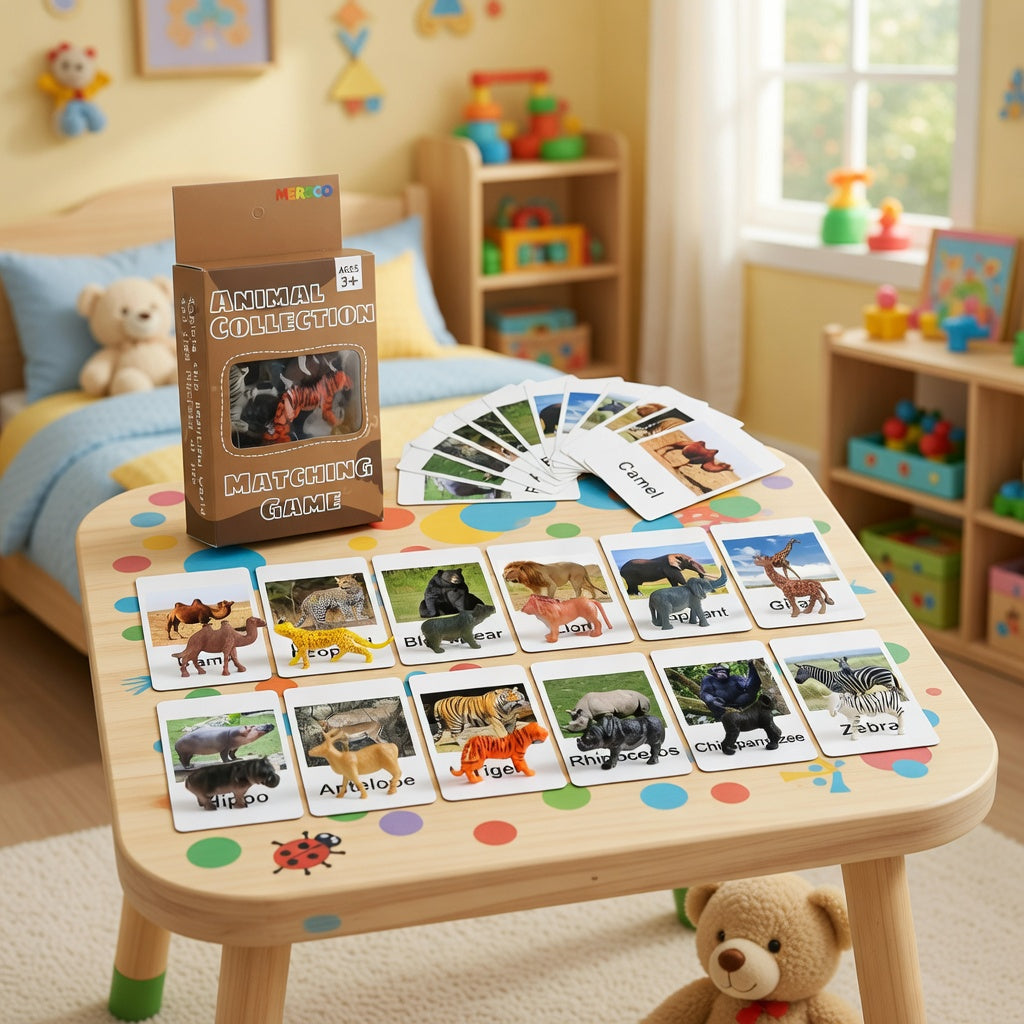 Montessori Safari Animal Matching Game