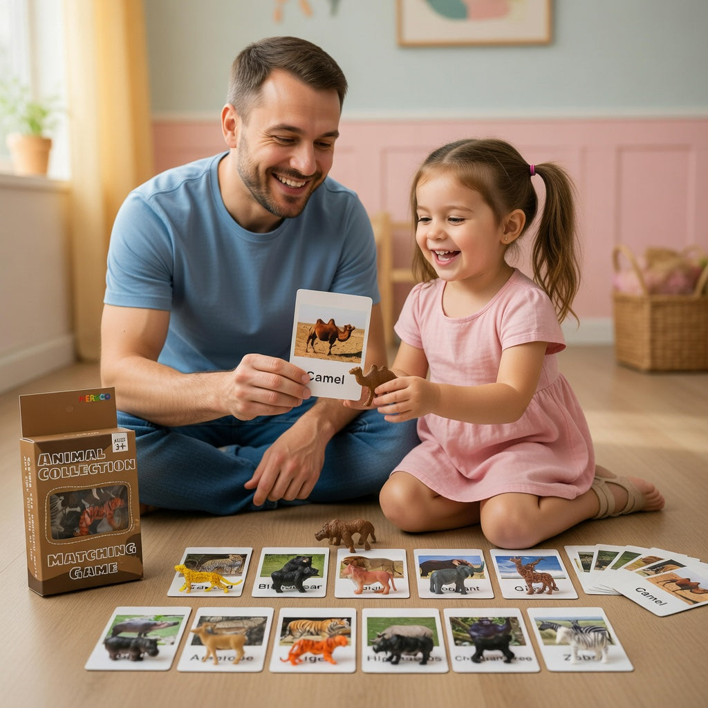 Montessori Safari Animal Matching Game