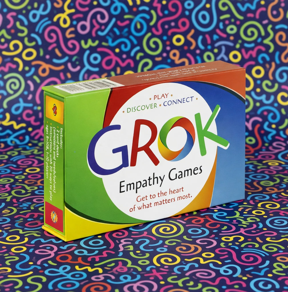 GROK Conversation Cards & Empathy Games  (20 Games)