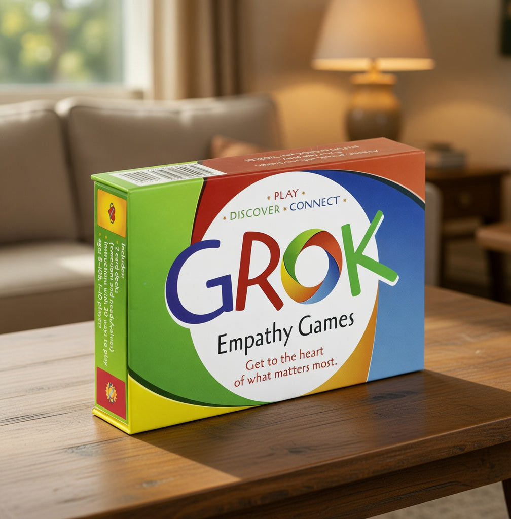 GROK Conversation Cards & Empathy Games  (20 Games)