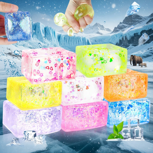 Color Splash Stress Balls Fidget Toys (8pc)