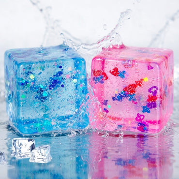 Color Splash Stress Balls Fidget Toys (8pc)