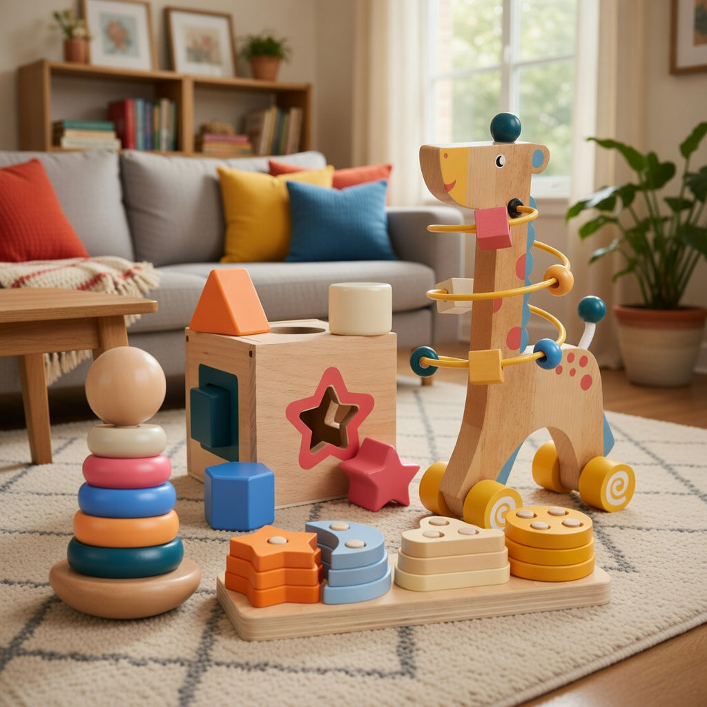 Montessori Inspired 4-in-1 Learning Kit for Toddlers