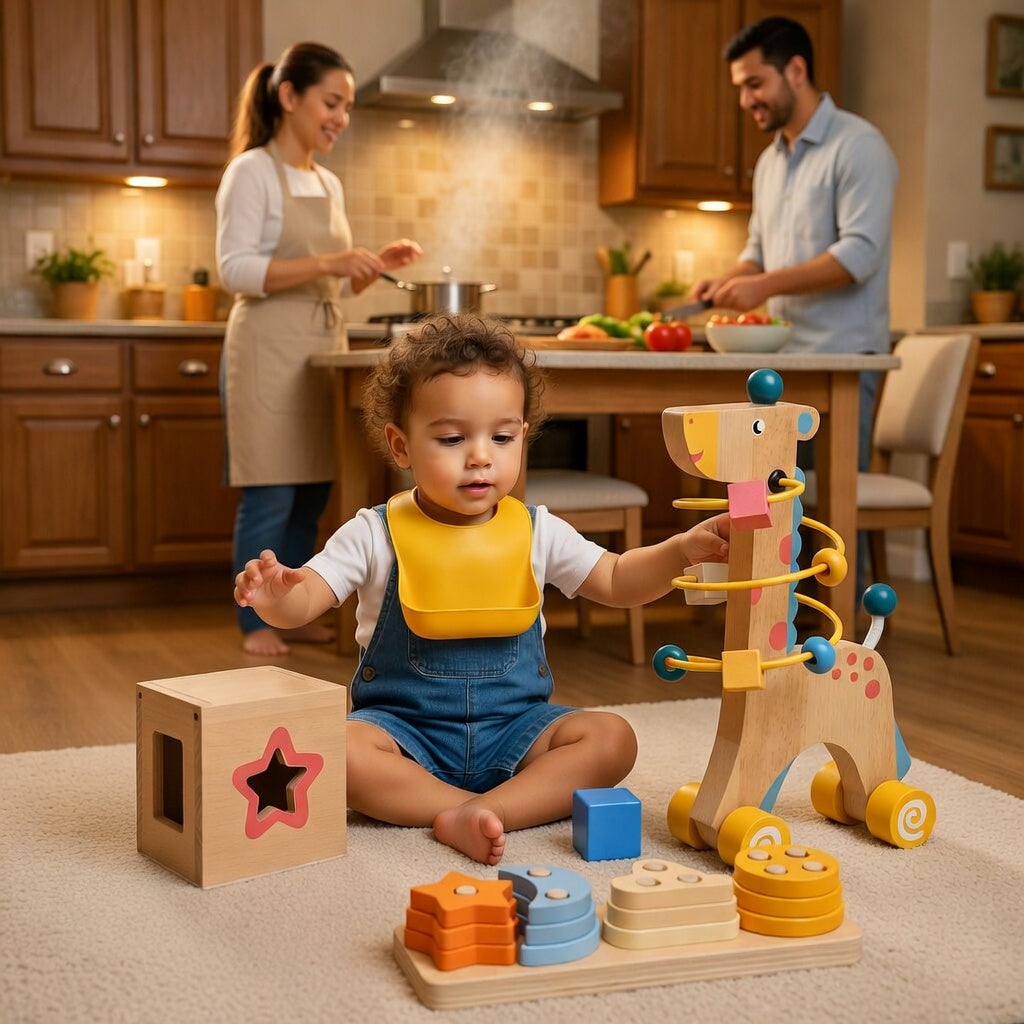 Montessori Inspired 4-in-1 Learning Kit for Toddlers