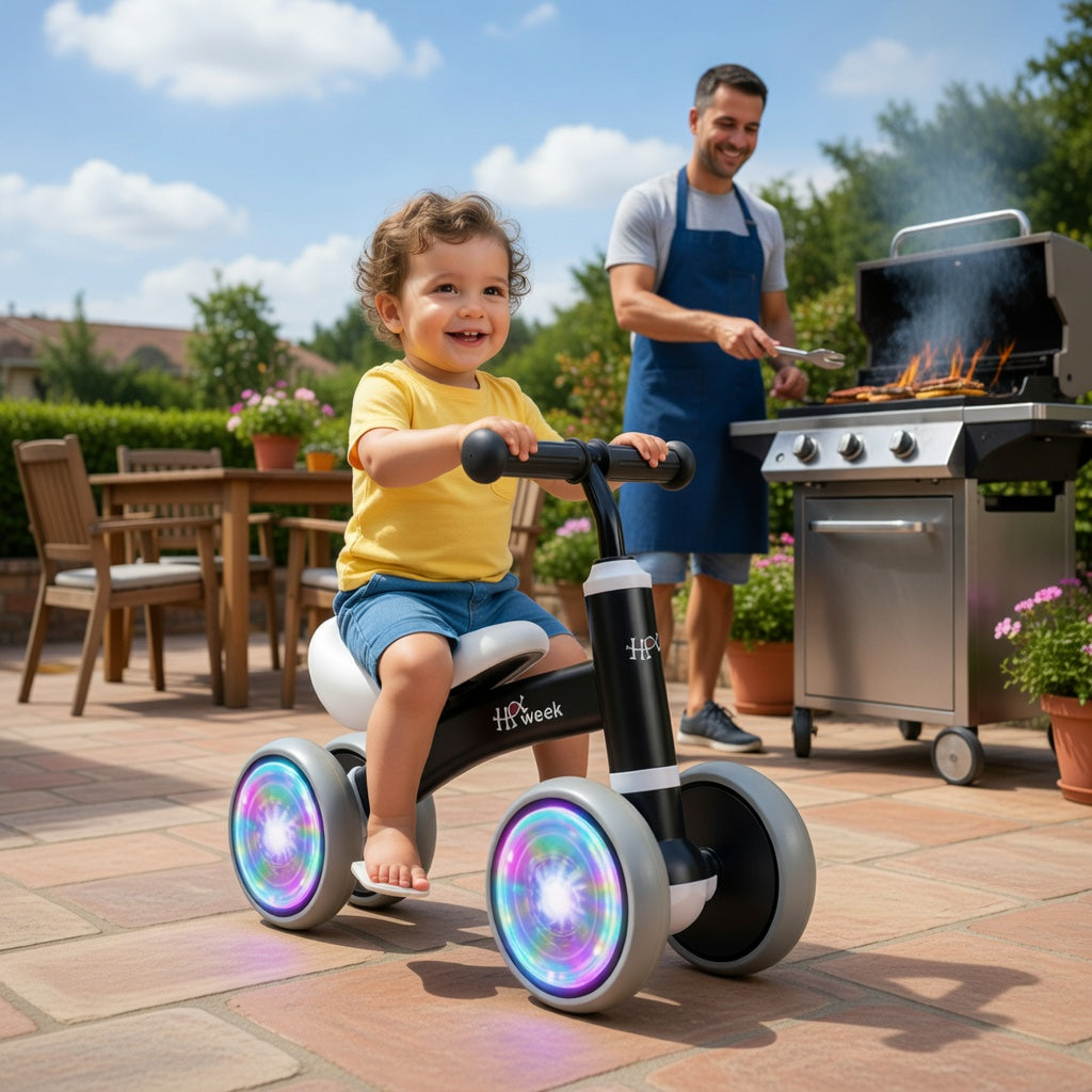 Colorful Lighting Baby Balance Bike