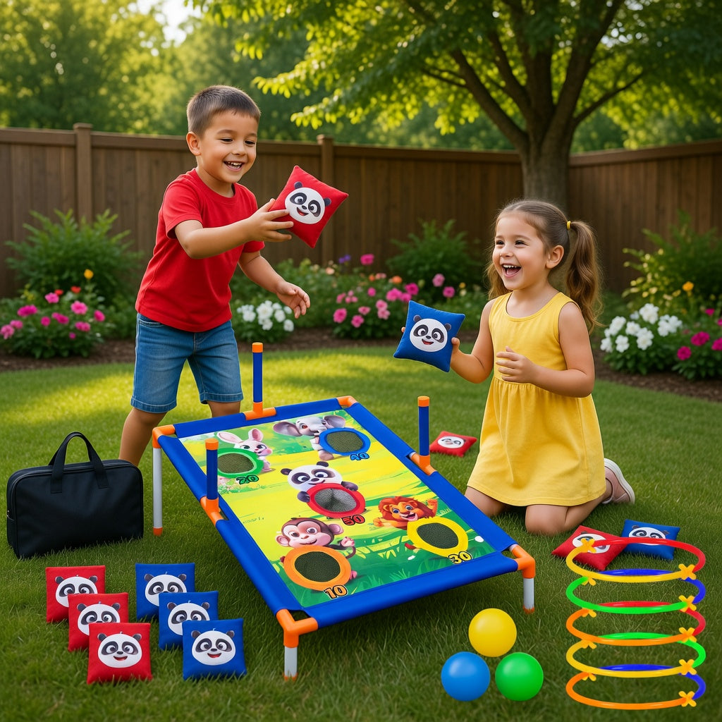Triple Fun Bean Bag Toss Game Set