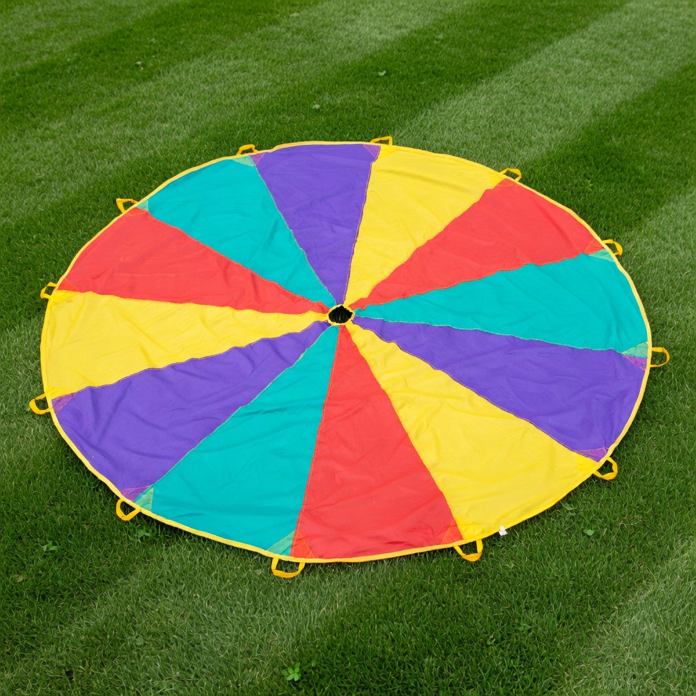 Rainbow Cooperative Play Parachute Tent (12ft)
