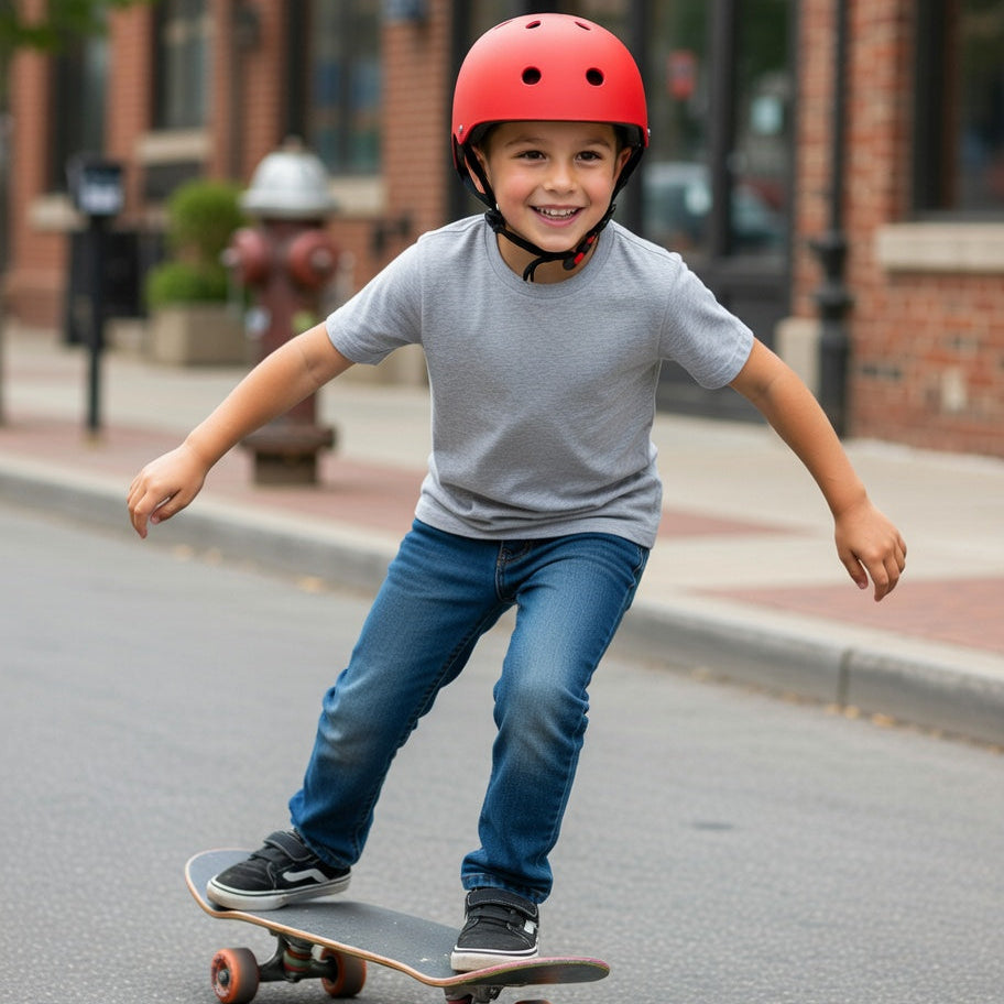 Versatile Youth Multi-Sport Helmet - Adjustable Fit for Ages 2-10