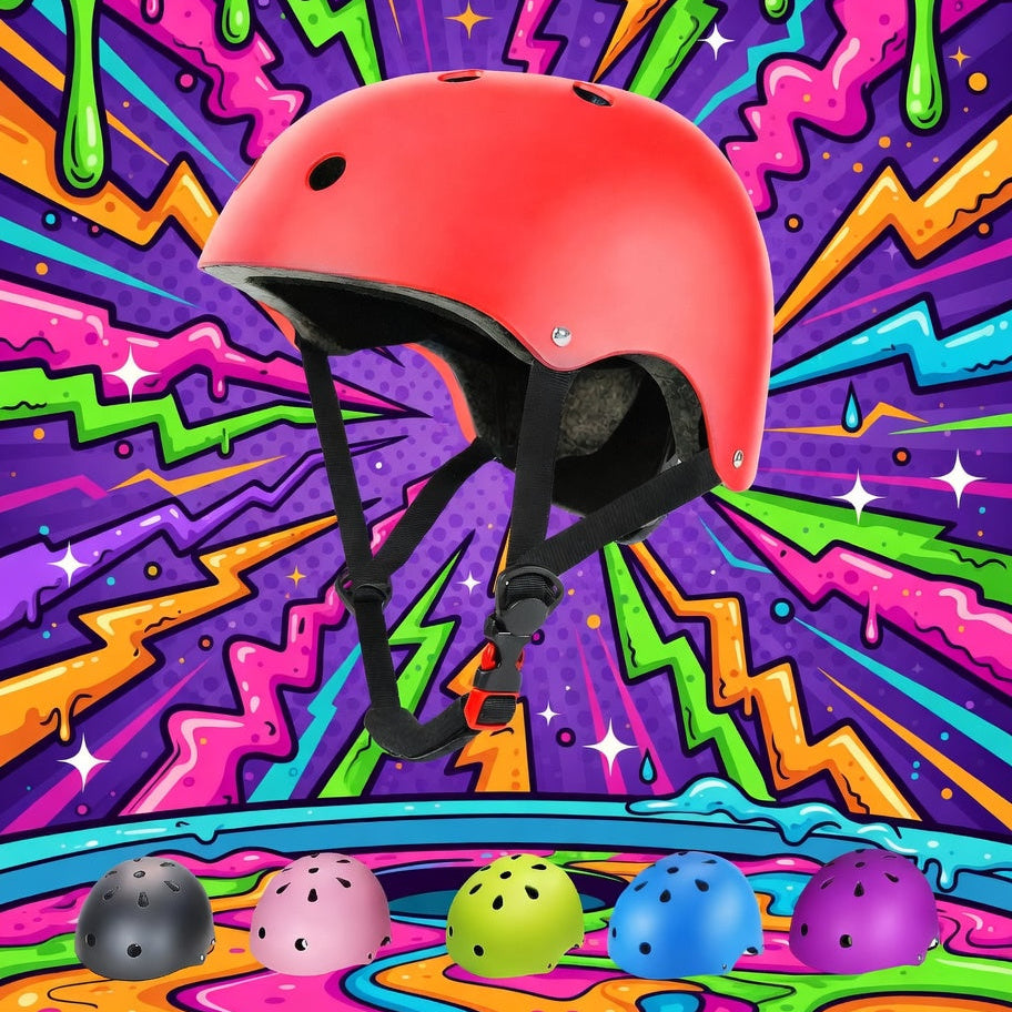 Versatile Youth Multi-Sport Helmet - Adjustable Fit for Ages 2-10