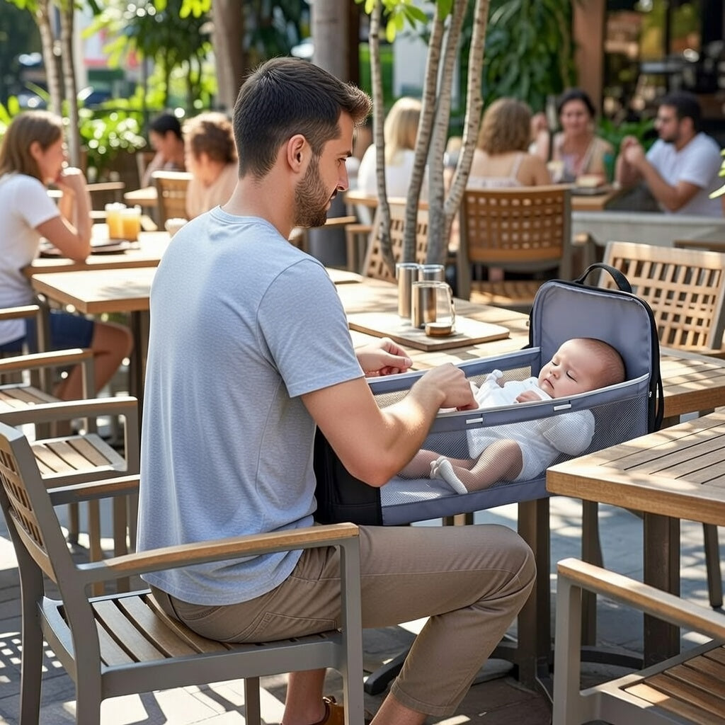 B&V Multi-functional backpack, diaper bag & changing station