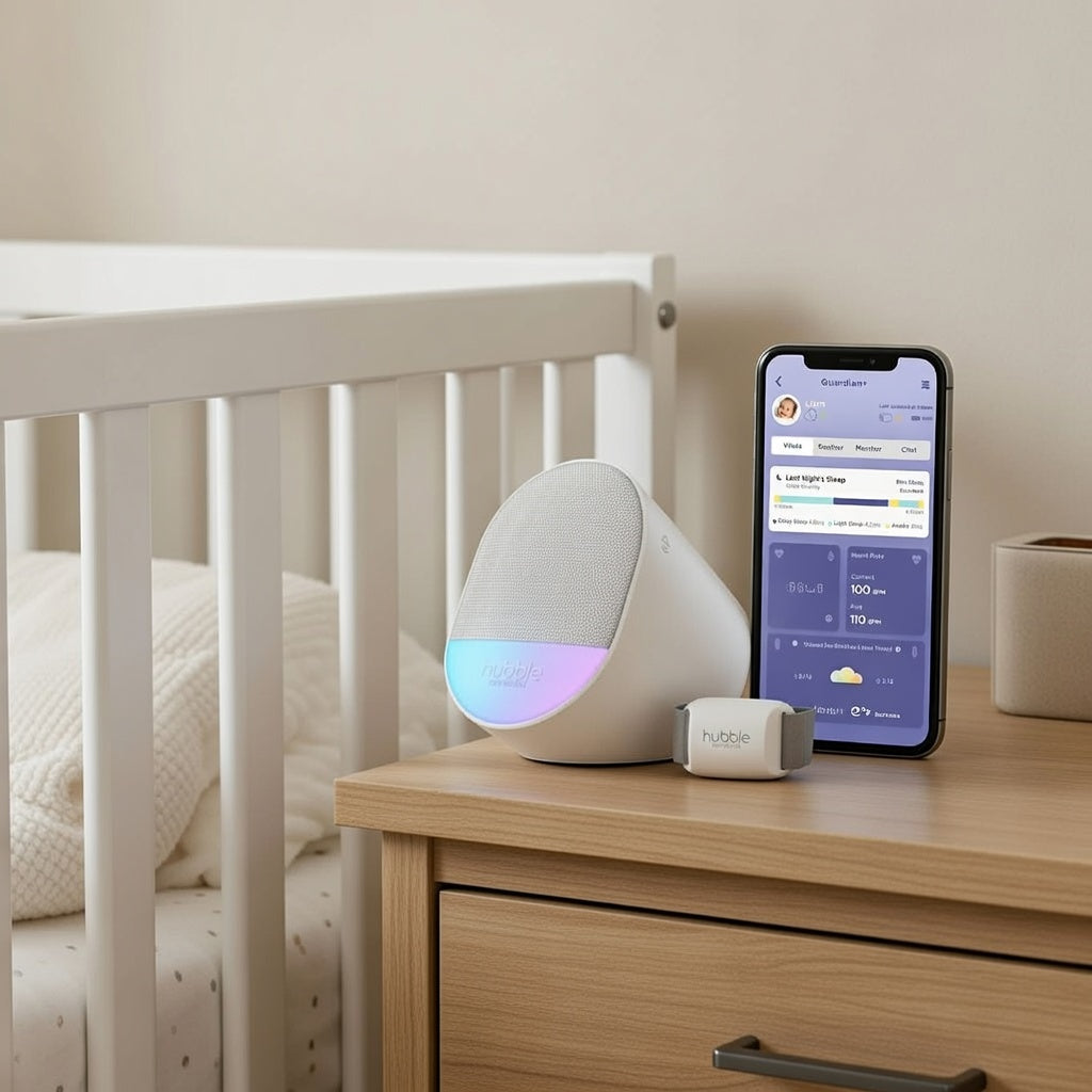 Hubble Guardian+ Smart Baby Monitor with Sleep Insights