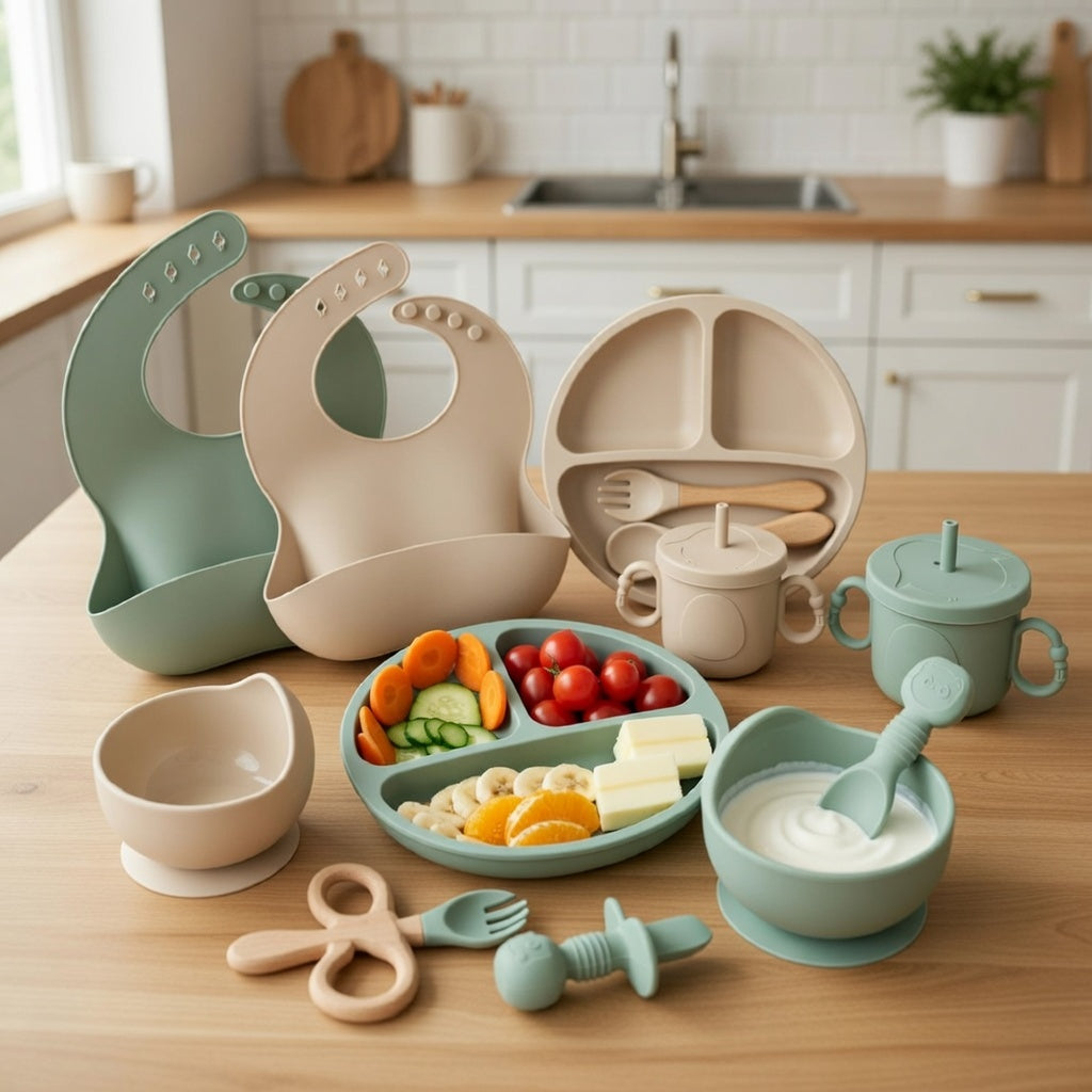 Silicone Baby Feeding Set 18PCS