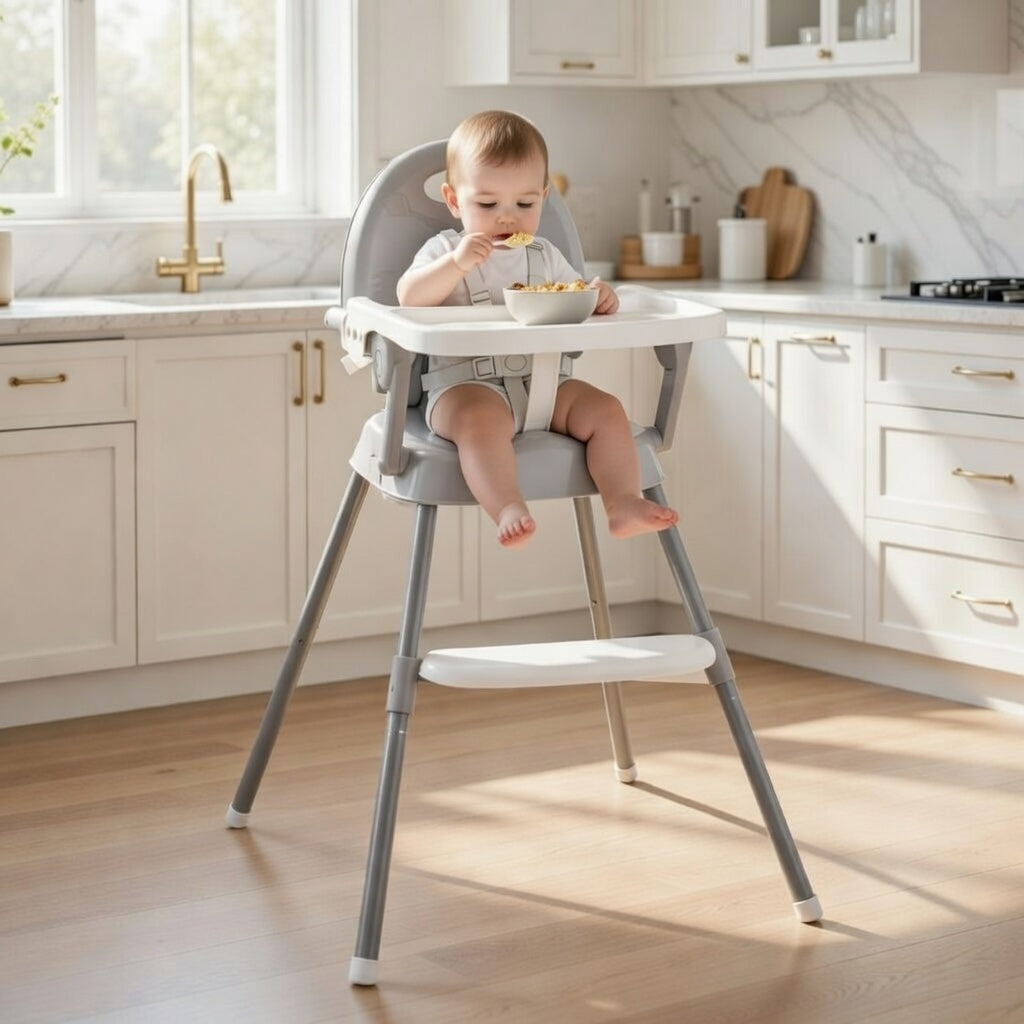 Baby High Chair Multifunctional 3 in 1 Adjustable
