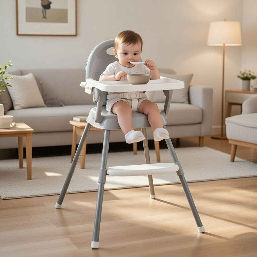 Baby High Chair Multifunctional 3 in 1 Adjustable