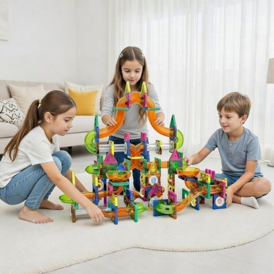 Magnetic Marble Runner Track Splicing Set (73 or 234PCS)