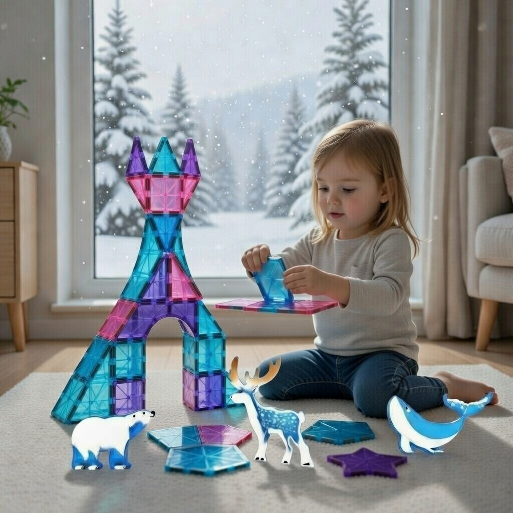 Frozen Inspired Magnetic Tiles Set