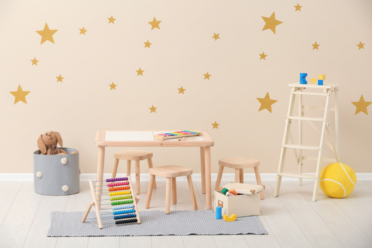 Landing Page with Golden Stars