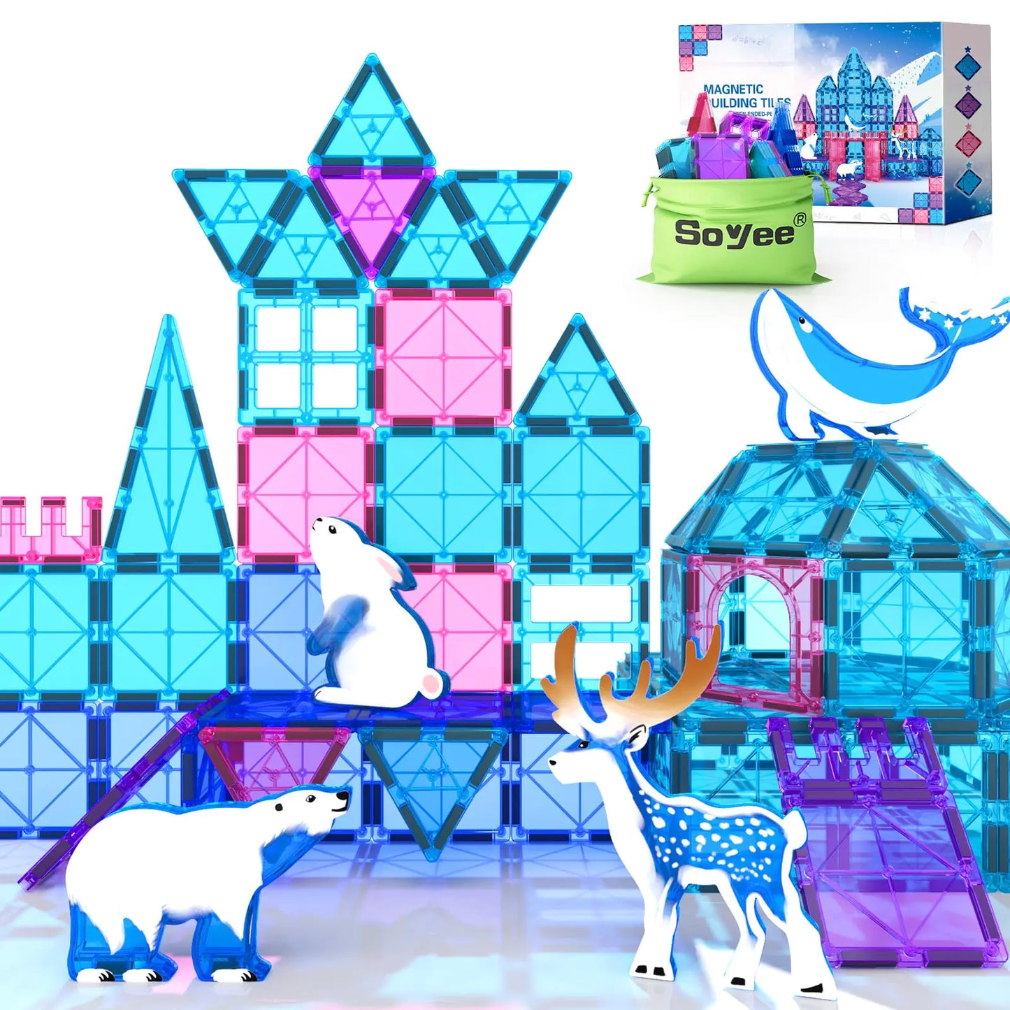 Frozen Inspired Magnetic Tiles Set